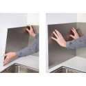 Crédence en Inox Brossé Sur Mesure - Protection Murale Durable et Design pour Votre Cuisine