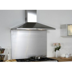 Crédence Inox Grain Cuir Sur Mesure - Protection Design et Résistante pour Vos Murs de Cuisine