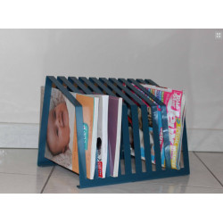 Porte-Revues Trieur en Acier - Rangement Design et Fonctionnel pour Organiser Vos Magazines et Documents